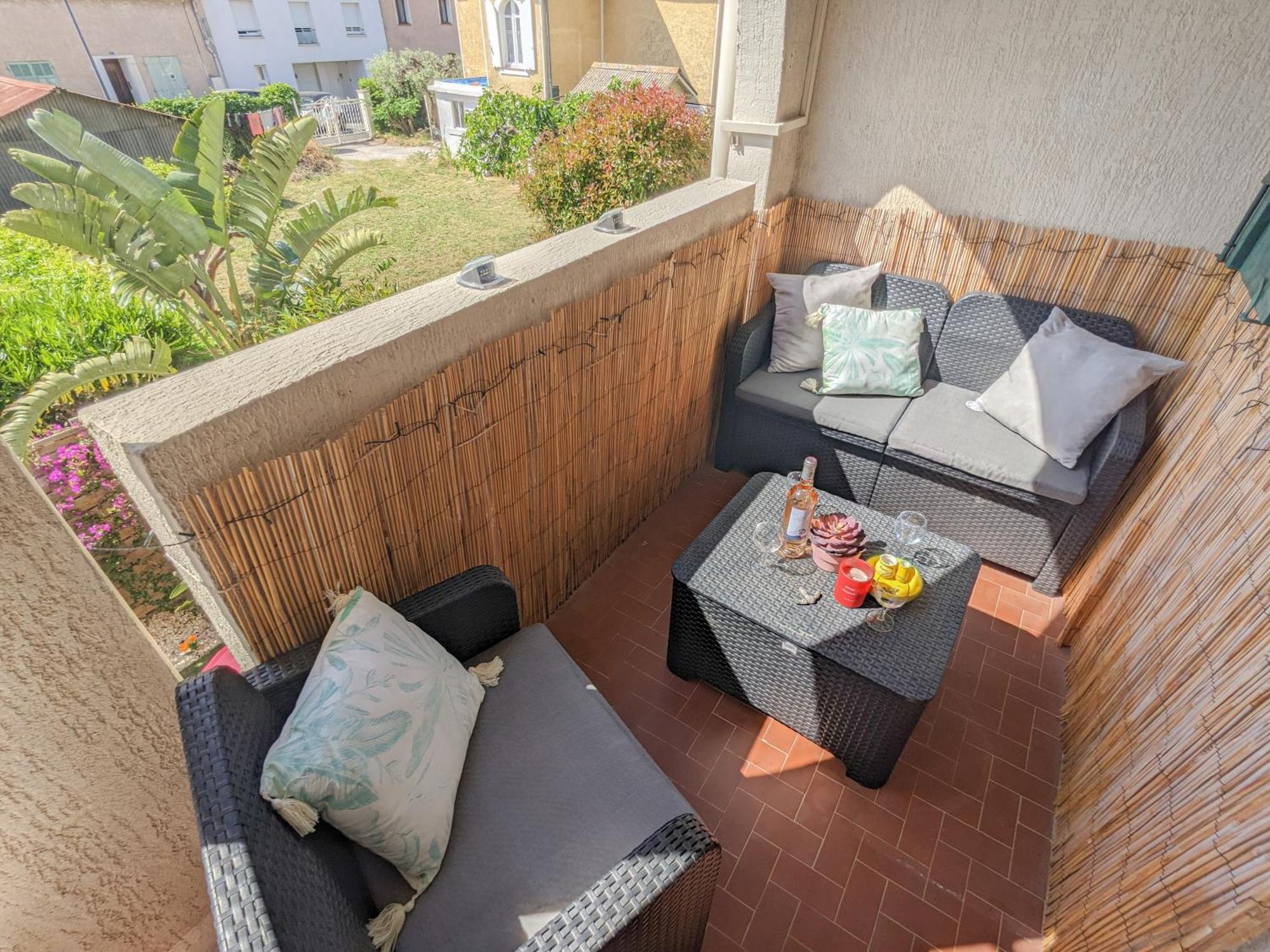 Netflix - Lit Queen Size - Terrasse Plein Sud - Climatisation - 2'Centre-Ville - 6'Mer - Parking Prive - 56M2 - L'Olivine - Offre Speciale La Londe-les-Maures Exterior foto